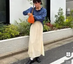 スパンコールスカート　nugu