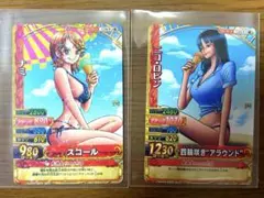 ワンピース データカードダス ワンピーベリーマッチ ナミ 水着 スコール R ワンピース データカードダス ワンピーベリーマッチ ナミ 水着