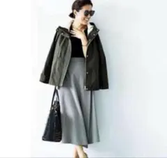 PLST プラステ 2wayマウンテンパーカー カーキ サイズS