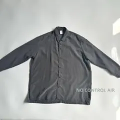 美品　NO CONTROL AIR 襟付きシャツ　ピーチスキン　XS グレー