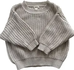 お値下げ⭐︎oat Chunky Knit 1-2y
