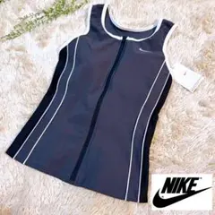 【新品タグ付】ナイキ　フィットネス水着　スポーツ水着　フルジップ　Mサイズ　水着