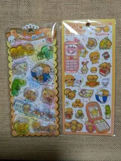 キラキラウォーターインシール　平成はっぴぃフォン　なっとうちゃん　２点おまとめ