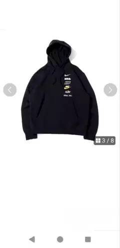 NIKE クラブ フリース パーカー　ブラック　Lサイズ　プルオーバー FCRB