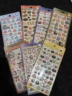 ボンボンドロップシール　和柄　７種類