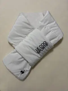 LE COQ SPORTIF ダウンマフラー ホワイト