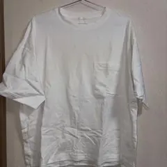 GU ワイドフィットホワイト Tシャツ Lサイズ