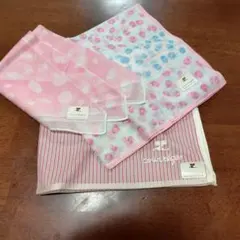 courreges 花柄ハンカチ 3枚セット