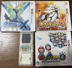 ★動作確認済み★Nintendo 3DS ゲームソフト 4本セット(一部箱無し)