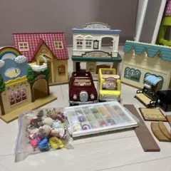 シルバニアファミリー まとめ売り　学校,幼稚園,スーパーマーケット,幼稚園バス等