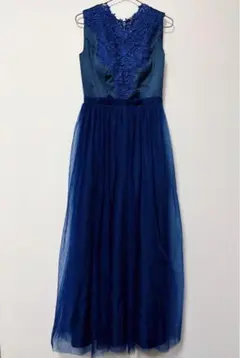 刺繍ロングドレス