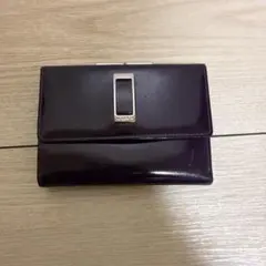 ungaro 二つ折り財布 がま口 ダークブラウン