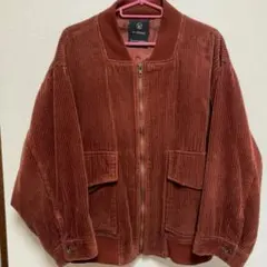 w closet ✩ コーデュロイブルゾン　テラコッタのサムネイル