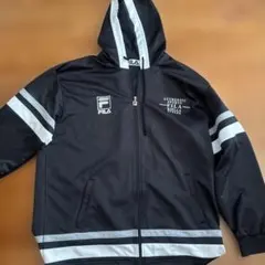 FILA フード付きジャケット ブラック