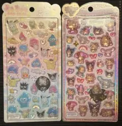 【正規品】うるちゅるポップシール 2シートセット　サンリオ