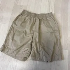 GU ベージュ ハーフパンツ　BOYSシェフショーツ