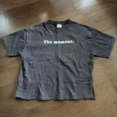 Tシャツ 半袖　キッズ　120 チャコールグレー