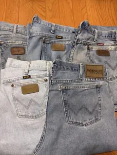 Wrangler ライトカラー系デニム　5点セット