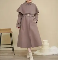 Noela 2WAYケープウールコート Sサイズ