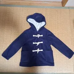 ネイビー フード付き ダッフルコート