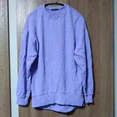 LOUNIE ラベンダー色トレーナー フリーサイズ