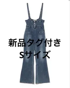 サロペット・オーバーオール・オールインワン ANDMARY Ribbon denim allinone S ANDMARY】Nicola ribbon denim allinone - メルカリ