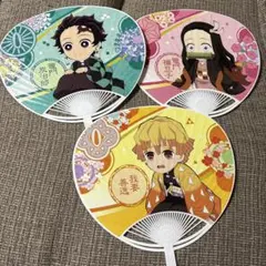 鬼滅の刃 くら寿司 炭治郎・禰豆子・善逸 うちわ3個セット