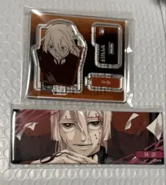 カグラバチ　昼彦　絵札缶バッジ　アクリルフィギュアコレクション