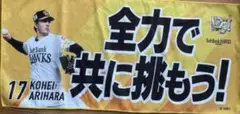 元福岡ソフトバンクホークス 現日本ハムファイターズ 有原航平 タオル