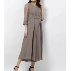 トゥエルブアジェンダ 12TwelveAgenda レーススリーブオールインワン