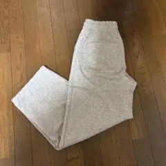 【新品】UNIQLO C スウェットワイドパンツ グレー Sサイズ