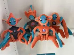 ポケモンセンター限定　ぬいぐるみ　デオキシス　フォルムチェンジ　全形態