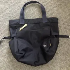 フレッドペリー ネイビー トートバッグ