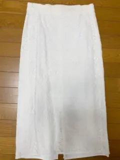 新品タグ付き　Abahouse Devinette レース　スカート　白のサムネイル