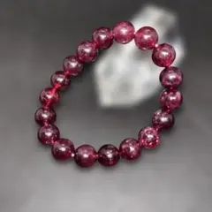 【天然】パワーストーンガーネットブレスレット　10㎜