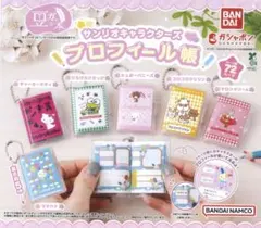 サンリオキャラクターズ 豆ガシャ本プロフィール帳チャーミーキティけろけろけろっぴ