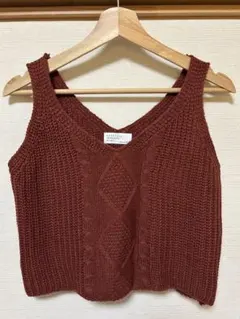 ニットベスト　ビスチェ