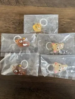 リラックマ クリアマスコットチャーム めじるしアクセサリー
