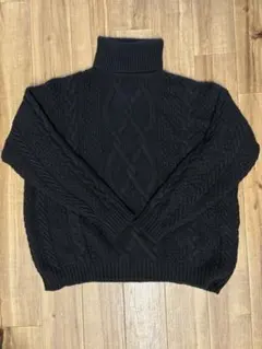 Weekend Max Mara ケーブル編み　ニット　タートルネック