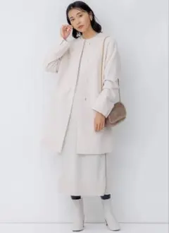 最終値下げpolaura ポローラ♡シャギージャケットコート - メルカリ