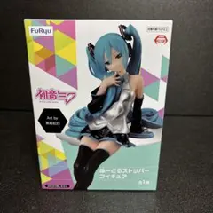 初音ミク　ぬーどるストッパーフィギュア　黒星紅白
