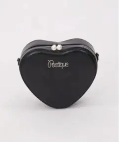 【新品】axes femme POETIQUE ロゴプレートハートポシェット