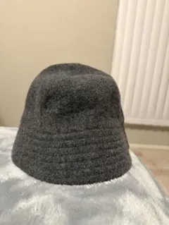 UNIQLO グレー バケットハット ウール混紡