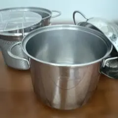 イタリアLagostina社　パスタロボ（大）ステンレス鍋のサムネイル