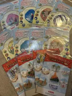 KIRIN ディズニーマグネット 全8種類セット&アクリルチャーム4個セット