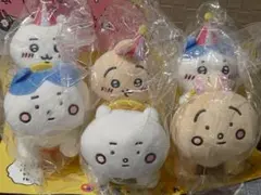 ちいかわらんど　ぴーぽぽぬいぐるみ ちいかわ・ハチワレ・うさぎ　3種類セット