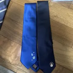 BRUCE HOUSE スリムタイ 青 黒 2本セット
