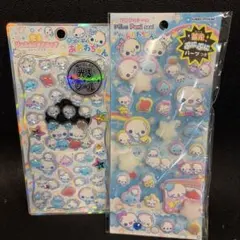 新品未開封　ぷくぷくあわわちゃん　ジュエルプチドロップ&ピカプニシール