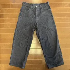 UNIQLO ユニクロ ワイドストレートジーンズ 31サイズ BLUE ブルー