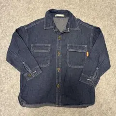 ikka デニムボタンシャツ 120サイズ